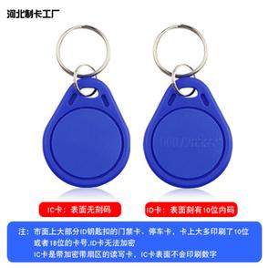 3号IC卡钥匙扣 一扣在手，通行无忧——考勤门禁智能感应滴胶卡定制指南